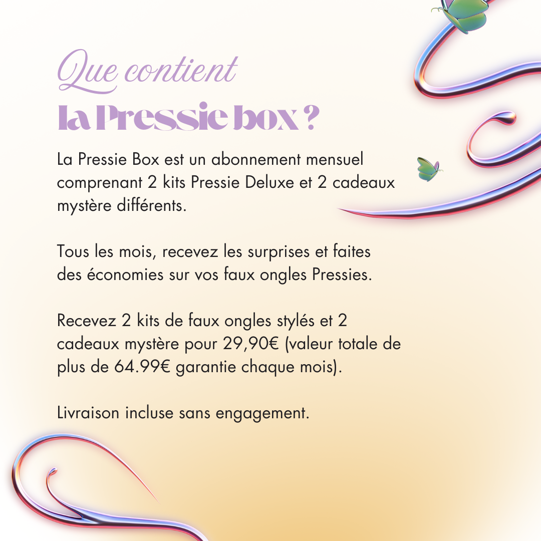 PRESSIE BOX (6 produits)