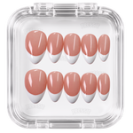 Faux ongles nude french blanche amande | Madison Amande — PRESSIE NAILS