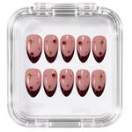 Kit de faux ongles Starry Red dans sa boîte Pressie Nails