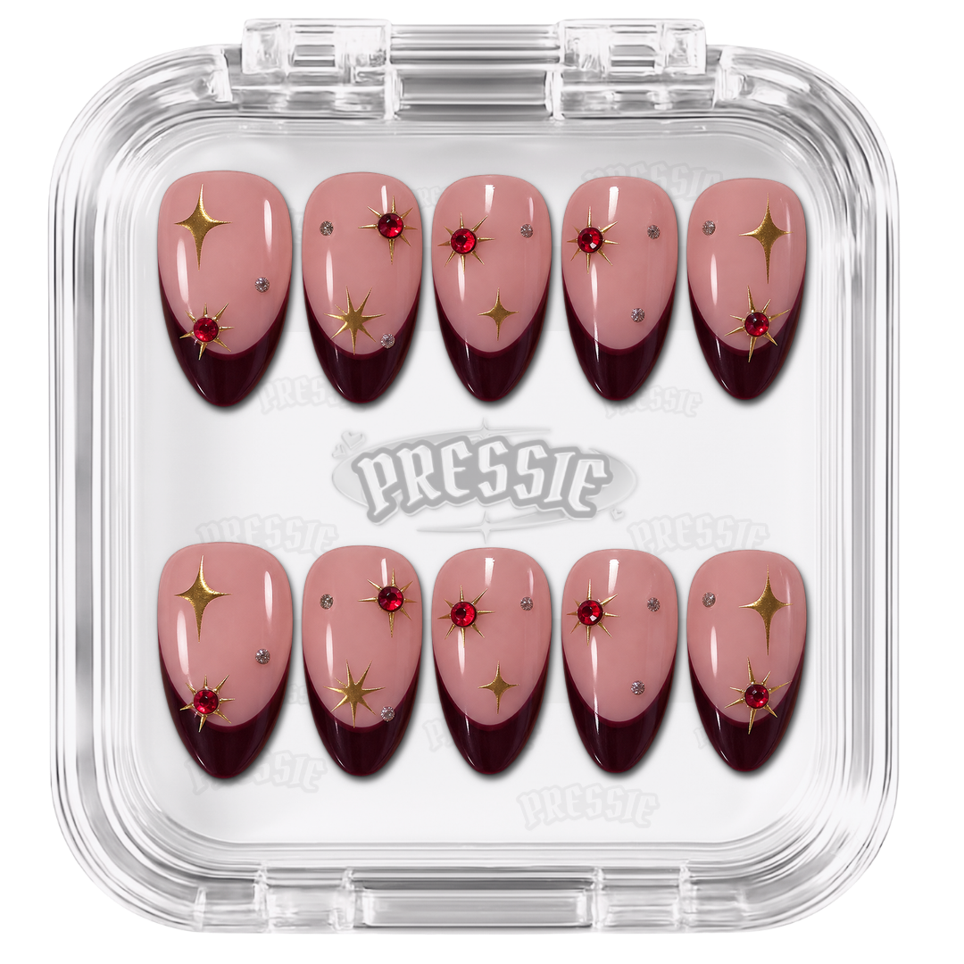 Starry Red — PRESSIE NAILS